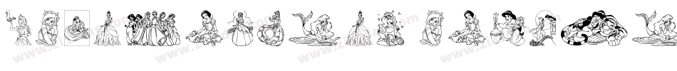 PrincesHand Regular字体转换